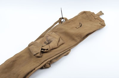 Lot 31 - Two canvas rifle slips