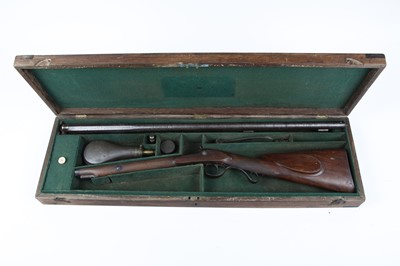 Lot 310 - (S58) 16 bore Percussion Single Sporting Gun...