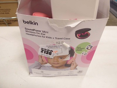 Lot 2136 - Boxed pair of Belkin sound form mini wireless...