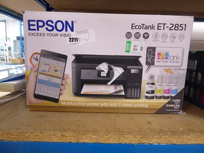 Lot 2211 - Epson Eco tank ET2851 printer, boxed