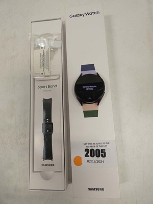 Lot 2005 - Samsung Galaxy Watch6 Graphite, boxed