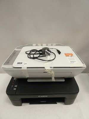 Lot 2013 - 2x printers; Canon Pixma and HP DeskJet 2720e