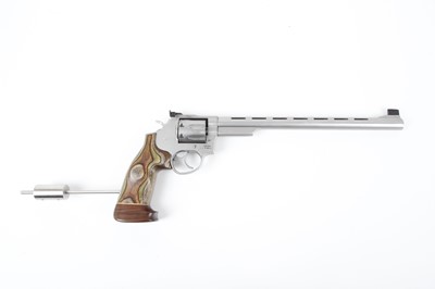 Lot 555 - (S1) .357 (Mag) Taurus stainless-steel...