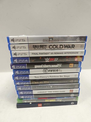 Lot 2041 - 3x PS5 games, 8x PS4 games and 2x Xbox One games