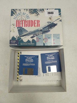 Lot 2043 - Atari Flight of the Intruder floppy disc game