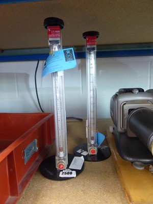 Lot 2506 - 2 Master Flow meters