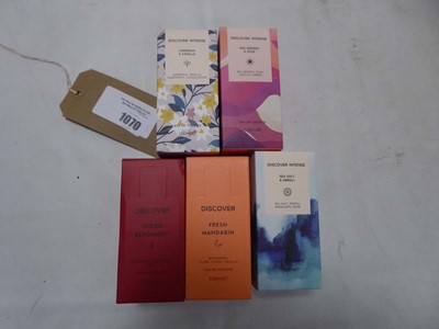 Lot 1070 - 5x Discover Intense 100ml perfumes in various...