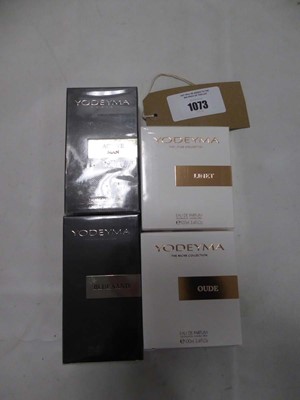 Lot 1073 - 4x Yodeyma perfumes to include 2x Oude 100ml &...