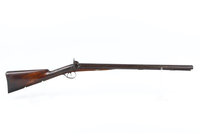 Lot 312 - (S58) 14 bore Double Percussion Sporting Gun...