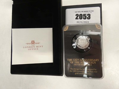 Lot 2053 - 2024 The 535th Anniversary of the Silver...