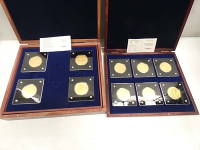 Lot 2056 - Set of 6 Da Vinci 1/200oz Fine Gold coins and...