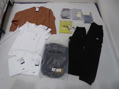 Lot 1097 - Selection of sportswear to include Gym Shark,...