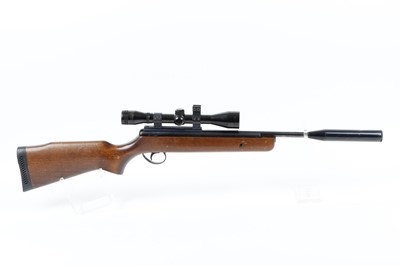 Lot 144 - .22 BSA break-barrel air rifle with fitted...