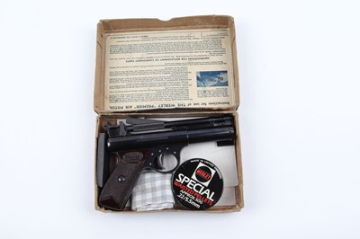 Lot 241 - .22 Webley Premier air pistol, in original box...