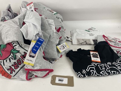 Lot 3494 - Bag containing 50 mixed Keith Haring tops -...