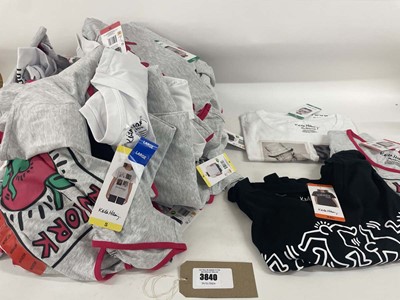 Lot 3799 - Bag containing 50 mixed Keith Haring tops -...