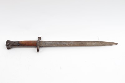 Lot 67 - British M1888 Mk II Lee Metford knife bayonet,...