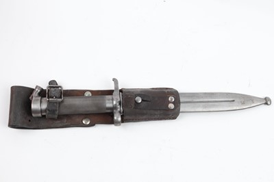 Lot 71 - Swedish M1896 bayonet numbered 352 to ricasso,...