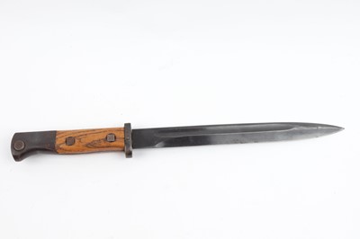 Lot 75 - German S84/98 K98 knife bayonet, numbered 861