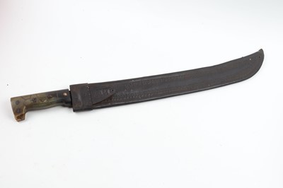 Lot 76 - Machete by Collins & Co., Hartford, 21 ins...