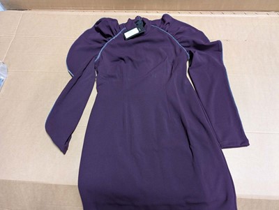 Lot 3023 - 14 Yan Neo EOS pipe dresses in purple, sizes 8...