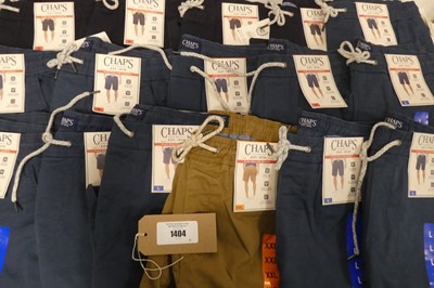 Lot 1404 - Bag containing 16 pairs of men's Chaps flex...