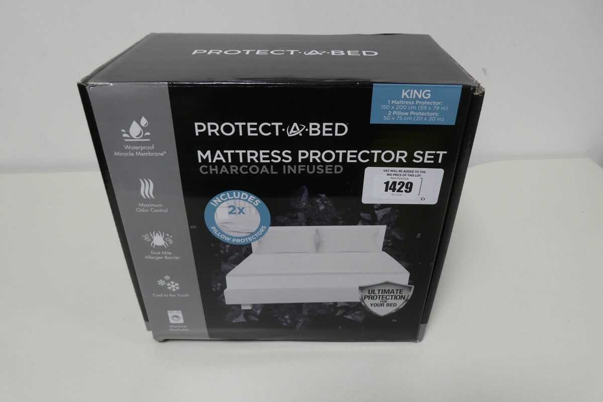 Lot 1429 - Protect A Bed charcoal infused waterproof...