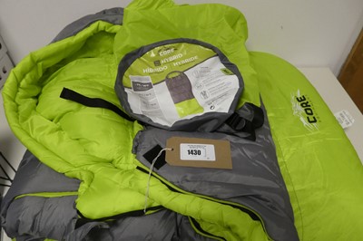 Lot 1430 - Core Equipment Hybrid sleeping bag in grey and...