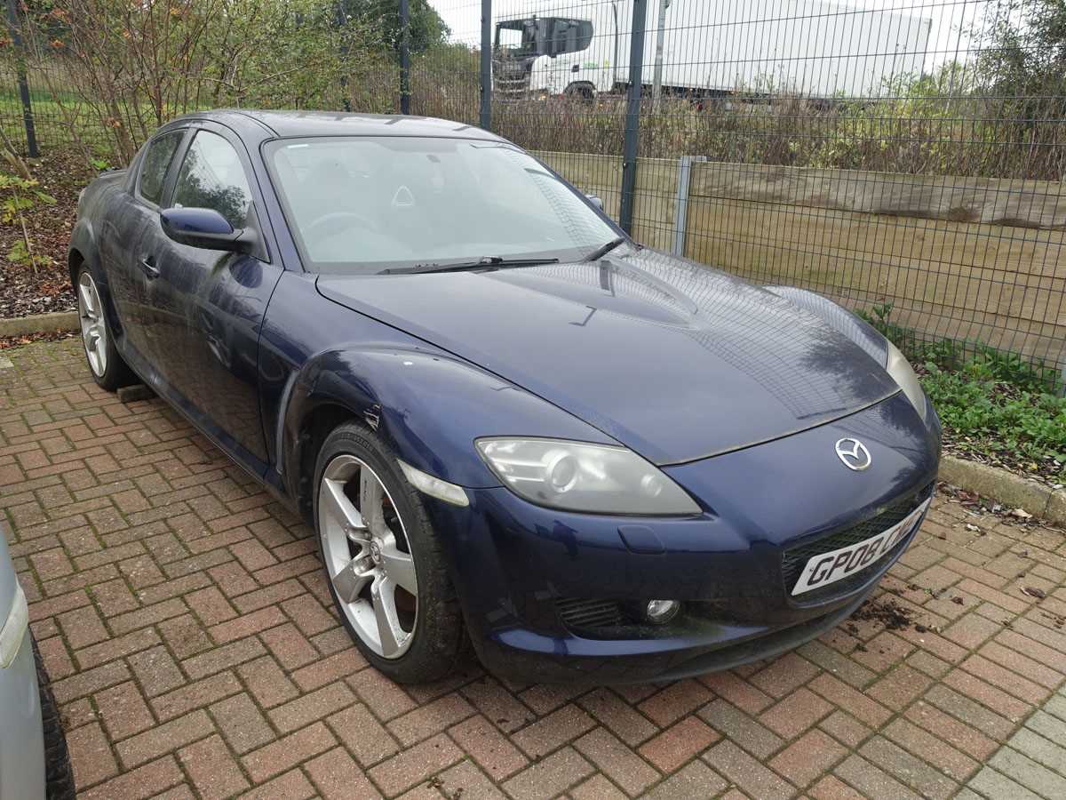 Lot 4002 - (GP08 CWE) 2008 Mazda RX-8 231PS coupe in blue...