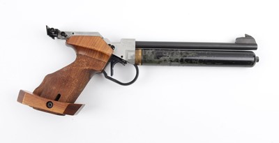 Lot 242 - 4.5mm Walther CP2 Co2 target air pistol, cased...