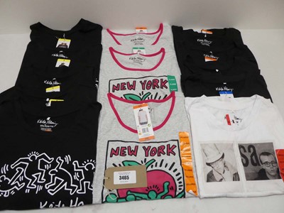 Lot 3465 - Bag containing 13 Keith Haring tops - 'Art is...