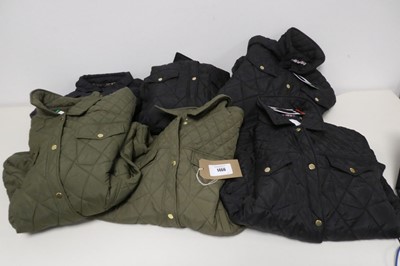 Lot 1466 - Approx. 6 women's quilted coats by Weatherproof.