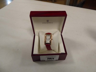 Lot 2071 - Stockwell ladies watch with silver coloured...