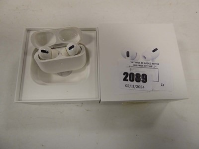 Lot 2089 - Pair of Apple AirPods Pro, model MWP22ZM/A, boxed