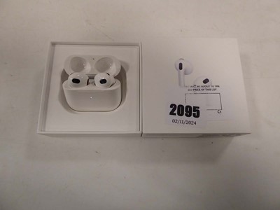 Lot 2095 - Pair of Apple AirPods 3rd Gen, model MPNY3ZM/A,...