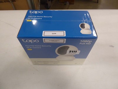 Lot 2111 - Tapo pan tilt home security and wi-fi camera,...