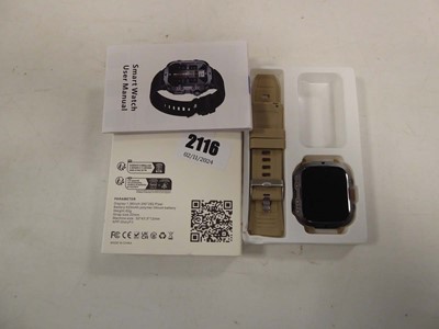 Lot 2116 - Sport Smart watch, boxed