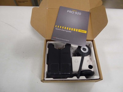 Lot 2127 - Jabra Pro 920 headset, boxed