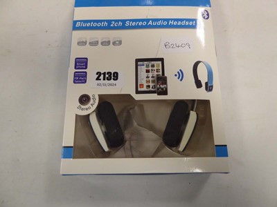 Lot 2139 - Bluetooth 2 channel stereo audio headset