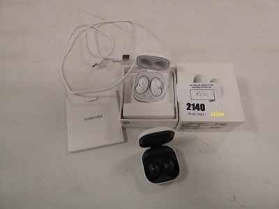 Lot 2140 - Boxed pair of Samsung Galaxy earbuds along...