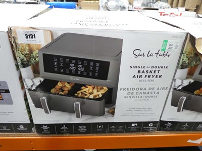 Lot 3131 - Dual basket air fryer