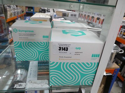 Lot 3143 - 3 boxes of Symporve water ased food supplements