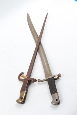 Lot 1128 - British 1856 Pattern Yataghan sword bayonet...