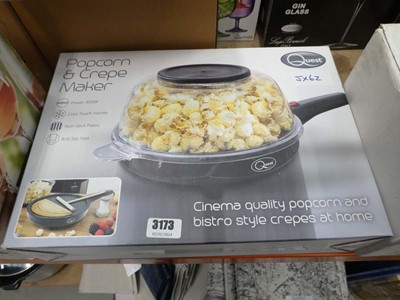 Lot 3173 - Popcorn and crepe maker