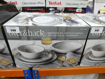 Lot 3180 - Over and back dinner ware set