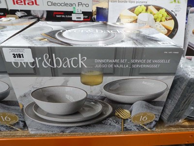 Lot 3181 - Over and back dinner ware set