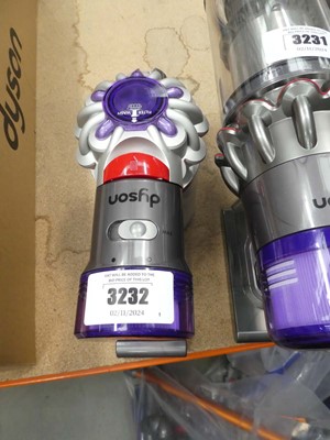 Lot 3232 - Hand held Dyson V8 with pole, head,...