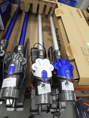 Lot 3234 - Hand held Dyson DC44 vacuum with pole, head, 2...