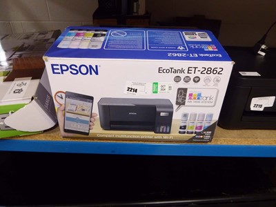 Lot 2214 - Boxed Epson Ecotank ET2862 printer