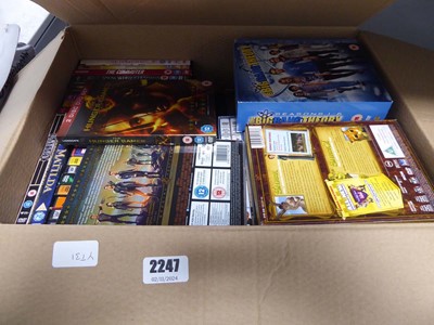 Lot 2247 - Box containing various DVD's